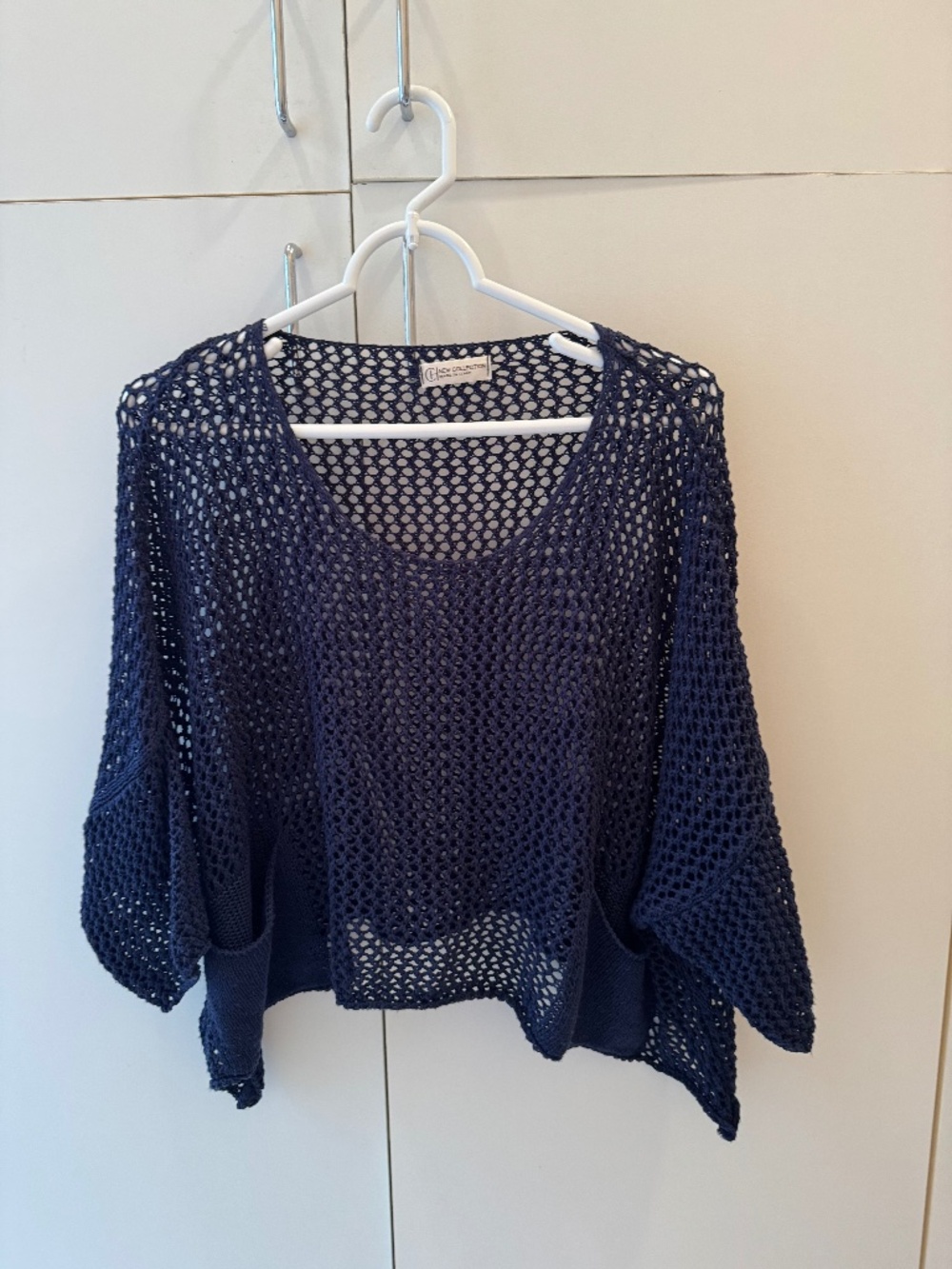 NEW COLLECTION, Made in Italy, woven top with tank top